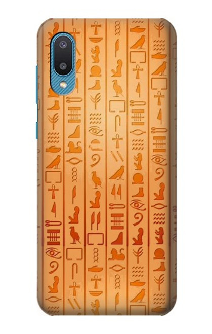 S3440 エジプトの象形文字 Egyptian Hieroglyphs Samsung Galaxy A04, Galaxy A02, M02 バックケース、フリップケース・カバー