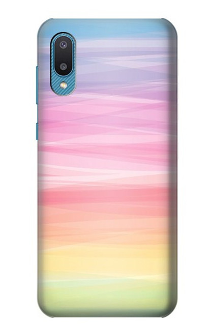 S3507 カラフルな虹 パステル Colorful Rainbow Pastel Samsung Galaxy A04, Galaxy A02, M02 バックケース、フリップケース・カバー