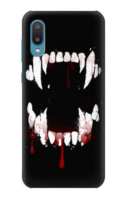 S3527 吸血鬼の歯 Vampire Teeth Bloodstain Samsung Galaxy A04, Galaxy A02, M02 バックケース、フリップケース・カバー