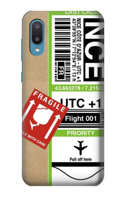 S3543 荷物タグアート Luggage Tag Art Samsung Galaxy A04, Galaxy A02, M02 バックケース、フリップケース・カバー