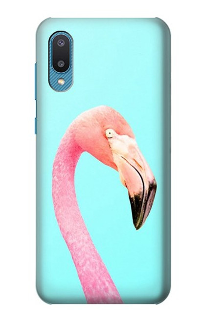 S3708 ピンクのフラミンゴ Pink Flamingo Samsung Galaxy A04, Galaxy A02, M02 バックケース、フリップケース・カバー