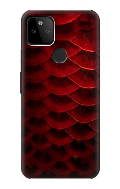 S2879 レッドアロワナのスケール Red Arowana Fish Scale Google Pixel 5A 5G バックケース、フリップケース・カバー