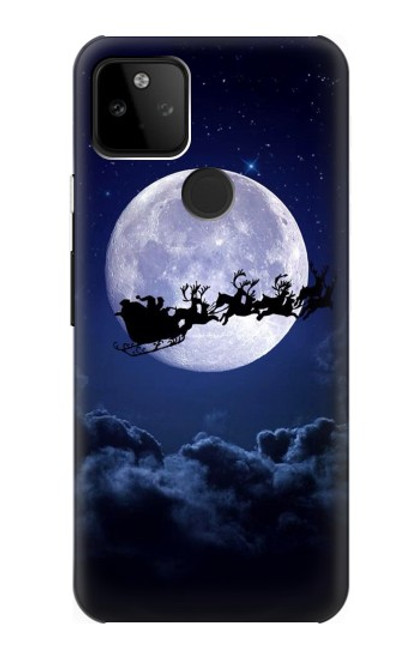 S3508 クリスマスサンタ Xmas Santa Moon Google Pixel 5A 5G バックケース、フリップケース・カバー