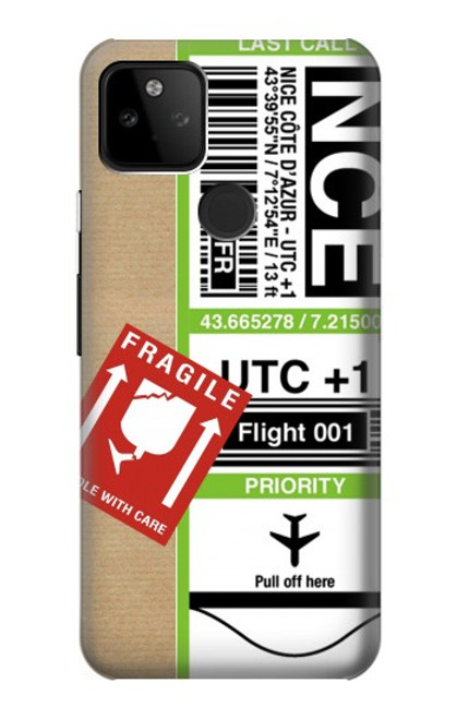 S3543 荷物タグアート Luggage Tag Art Google Pixel 5A 5G バックケース、フリップケース・カバー