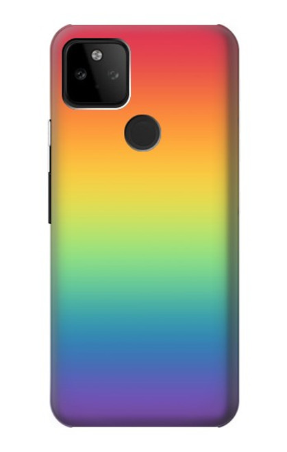 S3698 LGBTグラデーションプライドフラグ LGBT Gradient Pride Flag Google Pixel 5A 5G バックケース、フリップケース・カバー