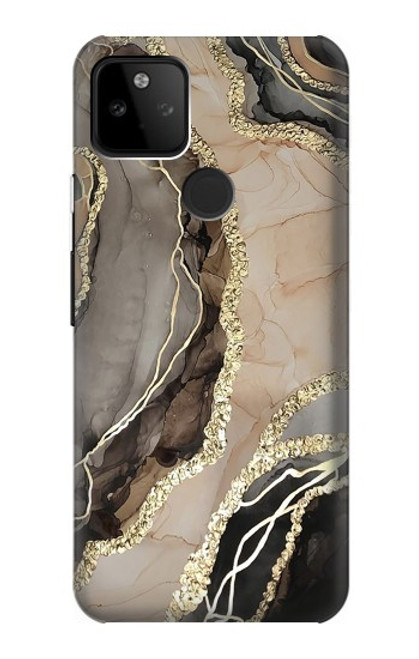 S3700 マーブルゴールドグラフィックプリント Marble Gold Graphic Printed Google Pixel 5A 5G バックケース、フリップケース・カバー