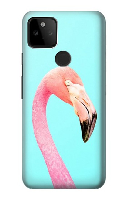 S3708 ピンクのフラミンゴ Pink Flamingo Google Pixel 5A 5G バックケース、フリップケース・カバー