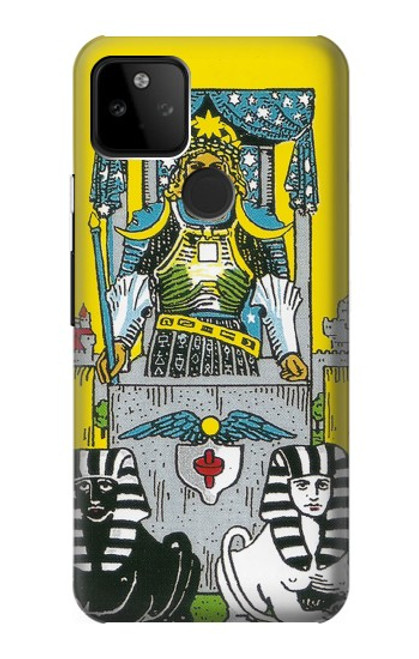 S3739 タロットカード戦車 Tarot Card The Chariot Google Pixel 5A 5G バックケース、フリップケース・カバー