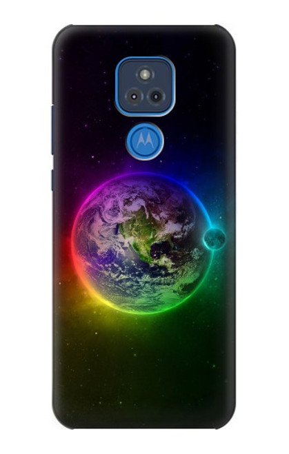 S2570 カラフルな惑星 Colorful Planet Motorola Moto G Play (2021) バックケース、フリップケース・カバー