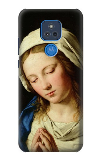 S3476 聖母マリアの祈り Virgin Mary Prayer Motorola Moto G Play (2021) バックケース、フリップケース・カバー