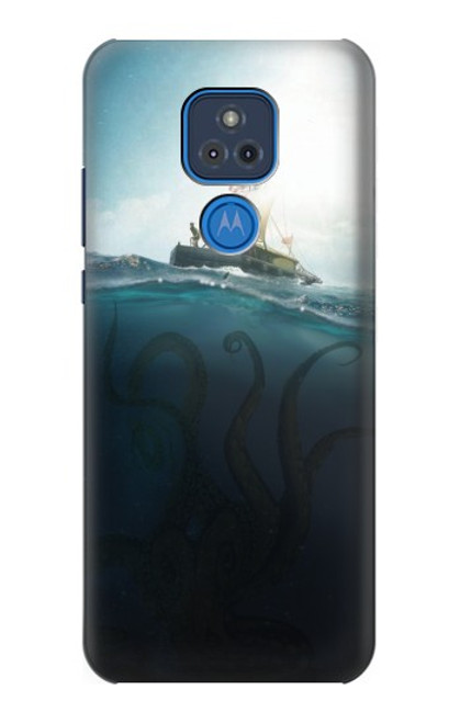 S3540 巨大なタコ Giant Octopus Motorola Moto G Play (2021) バックケース、フリップケース・カバー