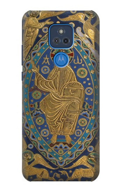 S3620 ブックカバーキリスト Book Cover Christ Majesty Motorola Moto G Play (2021) バックケース、フリップケース・カバー