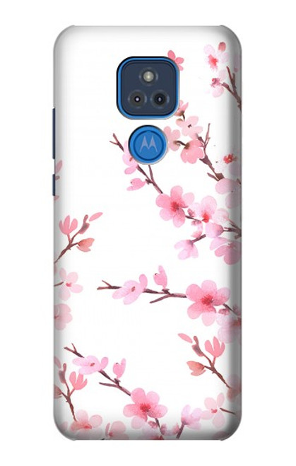 S3707 ピンクの桜の春の花 Pink Cherry Blossom Spring Flower Motorola Moto G Play (2021) バックケース、フリップケース・カバー