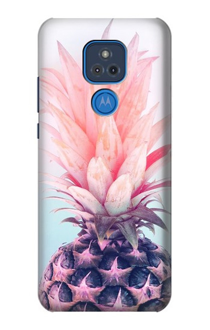 S3711 ピンクパイナップル Pink Pineapple Motorola Moto G Play (2021) バックケース、フリップケース・カバー