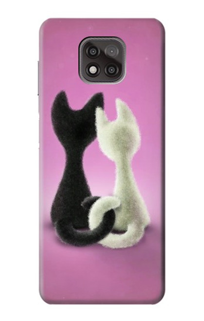 S1832 猫を愛します Love Cat Motorola Moto G Power (2021) バックケース、フリップケース・カバー