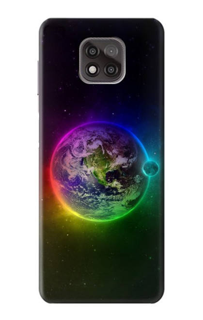 S2570 カラフルな惑星 Colorful Planet Motorola Moto G Power (2021) バックケース、フリップケース・カバー