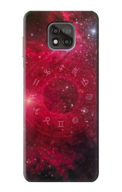 S3368 ゾディアックレッドギャラクシー Zodiac Red Galaxy Motorola Moto G Power (2021) バックケース、フリップケース・カバー