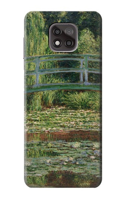 S3674 クロードモネ歩道橋とスイレンプール Claude Monet Footbridge and Water Lily Pool Motorola Moto G Power (2021) バックケース、フリップケース・カバー