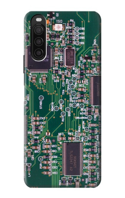 S3519 電子回路基板のグラフィック Electronics Circuit Board Graphic Sony Xperia 10 III バックケース、フリップケース・カバー