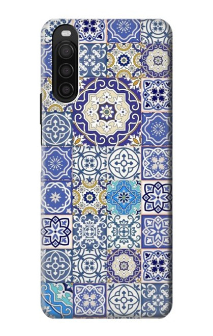 S3537 モロッコのモザイクパターン Moroccan Mosaic Pattern Sony Xperia 10 III バックケース、フリップケース・カバー