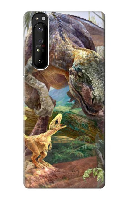S1290 恐竜T-レックス Dinosaurs T-Rex Sony Xperia 1 III バックケース、フリップケース・カバー