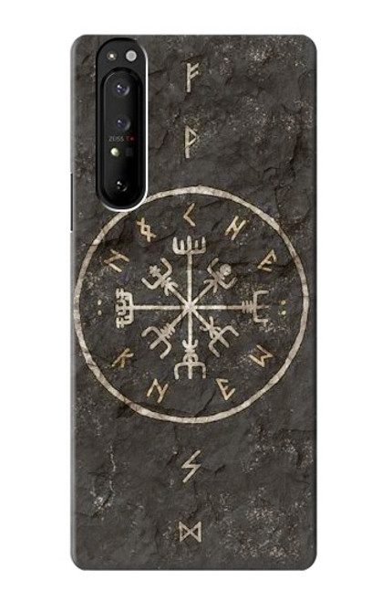S3413 北欧の古代バイキングシンボル Norse Ancient Viking Symbol Sony Xperia 1 III バックケース、フリップケース・カバー