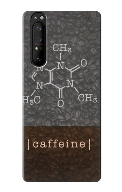 S3475 カフェイン分子 Caffeine Molecular Sony Xperia 1 III バックケース、フリップケース・カバー