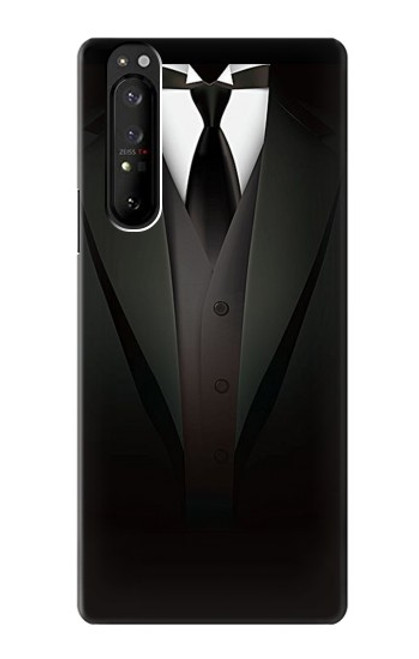 S3534 メンズスーツ Men Suit Sony Xperia 1 III バックケース、フリップケース・カバー