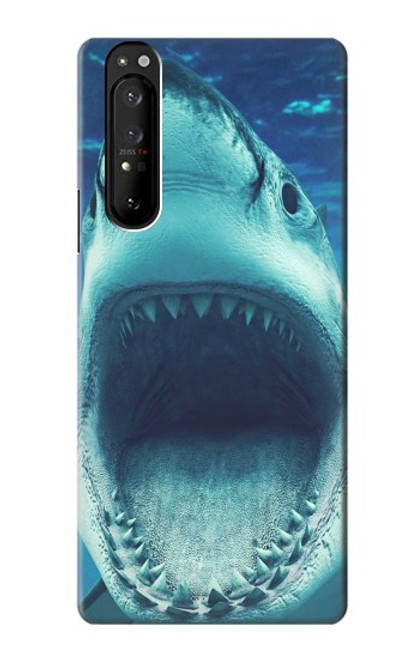 S3548 イタチザメ Tiger Shark Sony Xperia 1 III バックケース、フリップケース・カバー