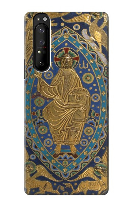 S3620 ブックカバーキリスト Book Cover Christ Majesty Sony Xperia 1 III バックケース、フリップケース・カバー