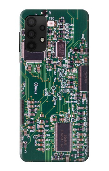 S3519 電子回路基板のグラフィック Electronics Circuit Board Graphic Samsung Galaxy A32 4G バックケース、フリップケース・カバー