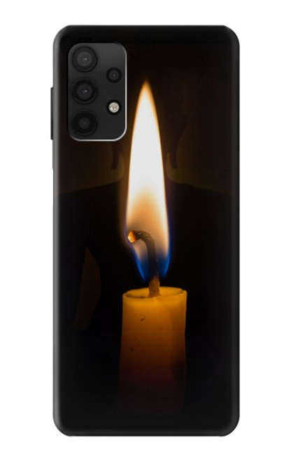 S3530 仏 Buddha Candle Burning Samsung Galaxy A32 4G バックケース、フリップケース・カバー