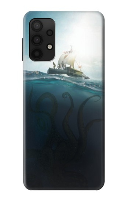 S3540 巨大なタコ Giant Octopus Samsung Galaxy A32 4G バックケース、フリップケース・カバー