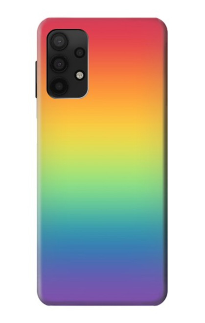S3698 LGBTグラデーションプライドフラグ LGBT Gradient Pride Flag Samsung Galaxy A32 4G バックケース、フリップケース・カバー