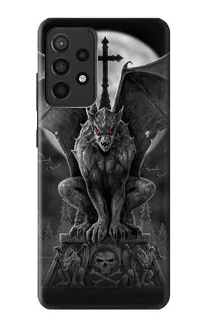 S0850 ガーゴイル悪魔 Gargoyle Devil Demon Samsung Galaxy A52, Galaxy A52 5G バックケース、フリップケース・カバー