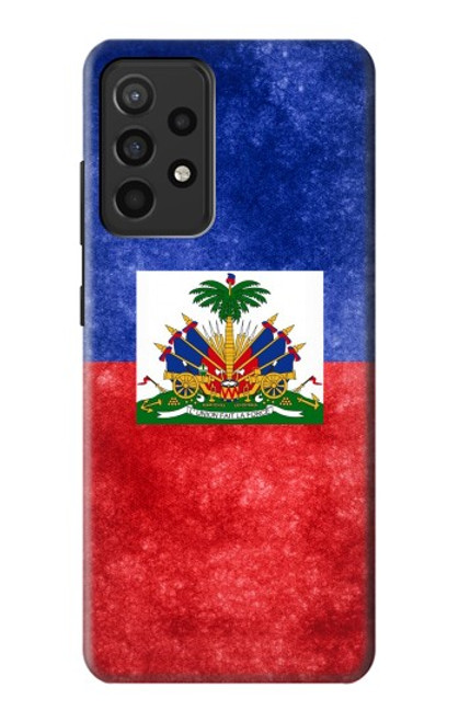 S3022 ハイチ旗 Haiti Flag Samsung Galaxy A52, Galaxy A52 5G バックケース、フリップケース・カバー