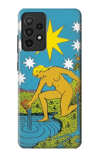 S3744 タロットカードスター Tarot Card The Star Samsung Galaxy A52, Galaxy A52 5G バックケース、フリップケース・カバー