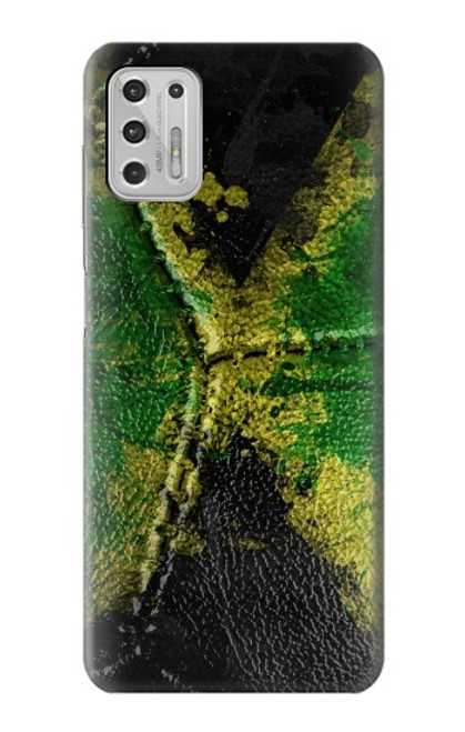 S3319 ジャマイカの旗ビンテージフットボールのグラフィック Jamaica Flag Vintage Football Graphic Motorola Moto G Stylus (2021) バックケース、フリップケース・カバー