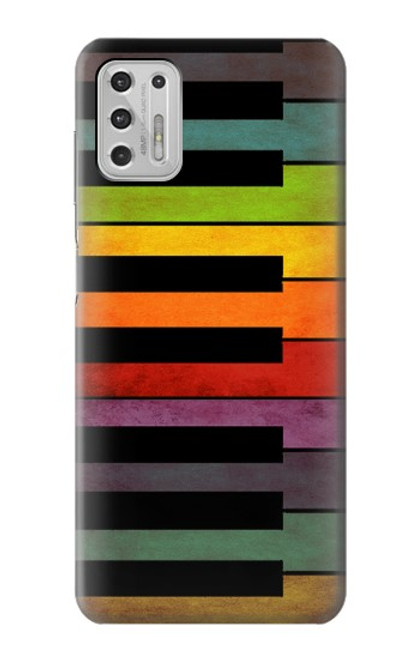 S3451 カラフルなピアノ Colorful Piano Motorola Moto G Stylus (2021) バックケース、フリップケース・カバー