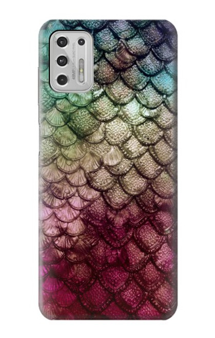 S3539 人魚の鱗 Mermaid Fish Scale Motorola Moto G Stylus (2021) バックケース、フリップケース・カバー