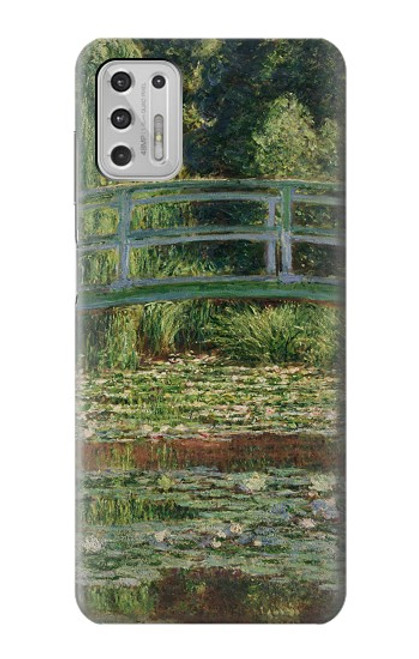 S3674 クロードモネ歩道橋とスイレンプール Claude Monet Footbridge and Water Lily Pool Motorola Moto G Stylus (2021) バックケース、フリップケース・カバー