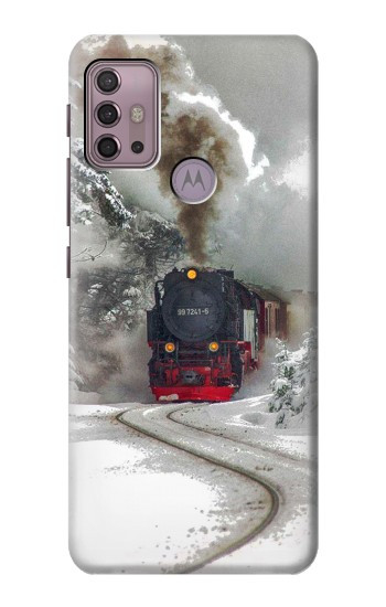 S1509 蒸気機関車 Steam Train Motorola Moto G30, G20, G10 バックケース、フリップケース・カバー
