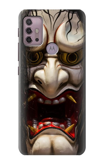 S2112 能面 Hannya Demon Mask Motorola Moto G30, G20, G10 バックケース、フリップケース・カバー