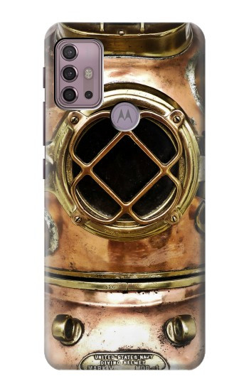 S2412 ヴィンテージ深海ダイビングヘルメット Vintage Deep Sea Diving Helmet Motorola Moto G30, G20, G10 バックケース、フリップケース・カバー