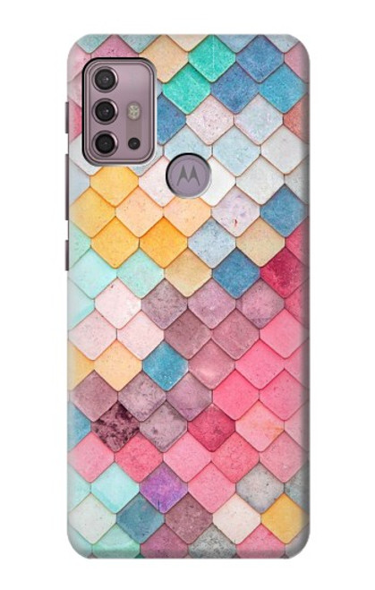 S2947 キャンディパステルカラー Candy Minimal Pastel Colors Motorola Moto G30, G20, G10 バックケース、フリップケース・カバー