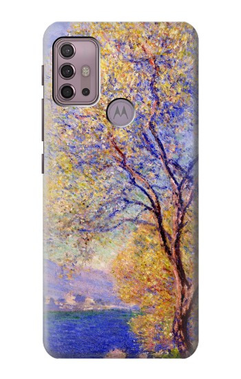 S3339 サリス・ガーデンから見たアンティーブ  クロード・モネ Claude Monet Antibes Seen from the Salis Gardens Motorola Moto G30, G20, G10 バックケース、フリップケース・カバー