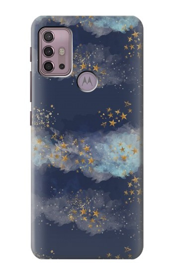 S3364 金星空 Gold Star Sky Motorola Moto G30, G20, G10 バックケース、フリップケース・カバー