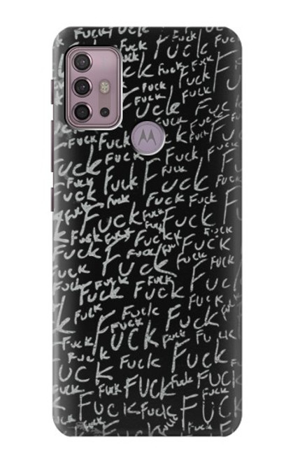 S3478 面白い言葉黒板 Funny Words Blackboard Motorola Moto G30, G20, G10 バックケース、フリップケース・カバー