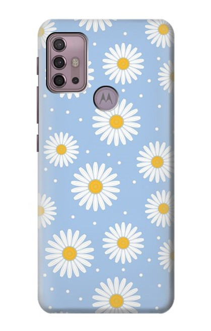 S3681 デイジーの花のパターン Daisy Flowers Pattern Motorola Moto G30, G20, G10 バックケース、フリップケース・カバー