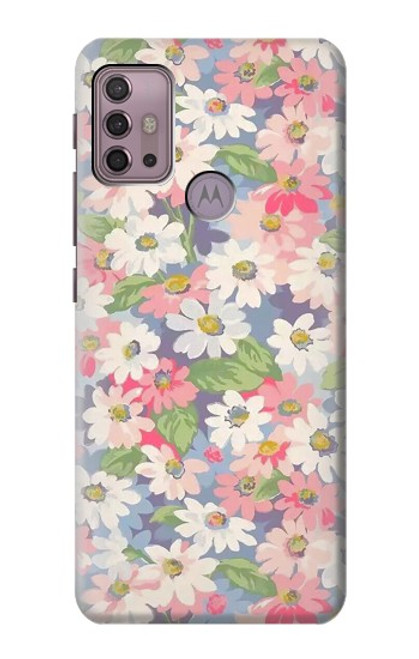 S3688 花の花のアートパターン Floral Flower Art Pattern Motorola Moto G30, G20, G10 バックケース、フリップケース・カバー